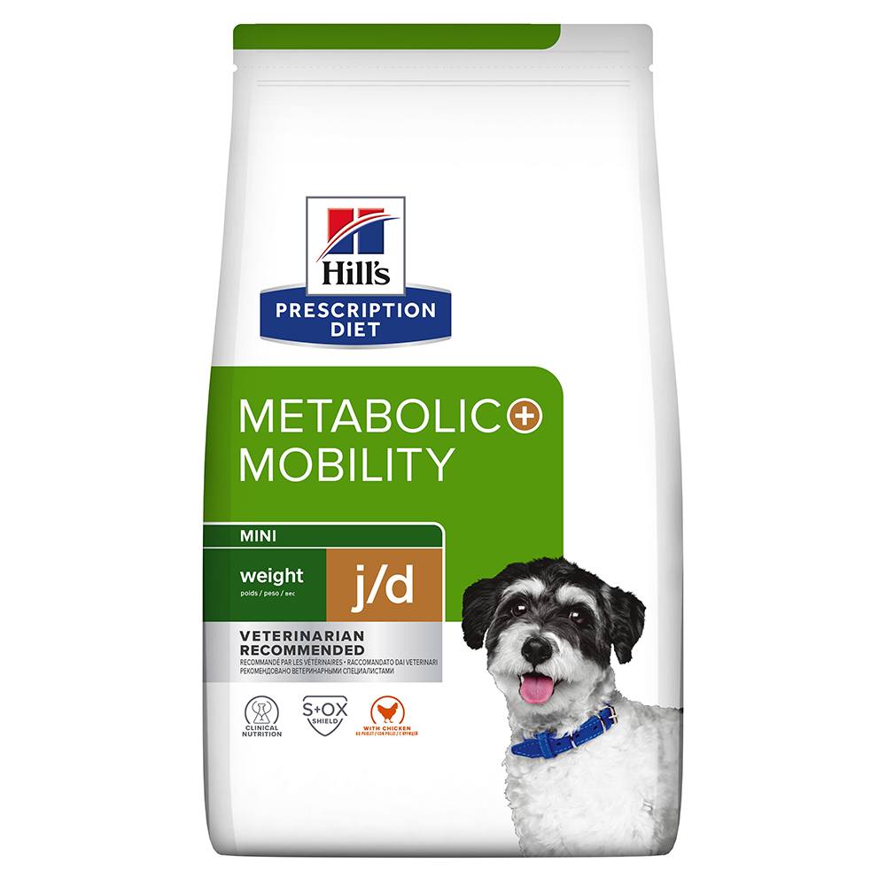 Hill's Prescription Diet Canine j/d Mini Metabolic + Mobility - Chicken - Economy Pack: 2 x 6kg