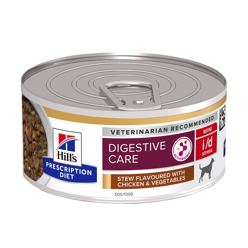 Hill's Prescription Diet Canine i/d Digestive Care Stress Mini Stew - Saver Pack: 48 x 156g