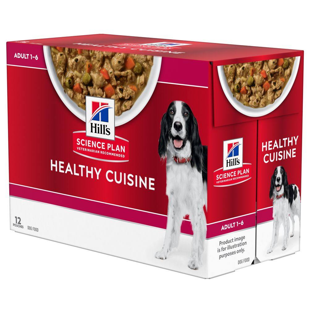 Hill's Science Plan Canine Adult Healthy Cuisine with Chicken - Saver Pack: 24 x 90g