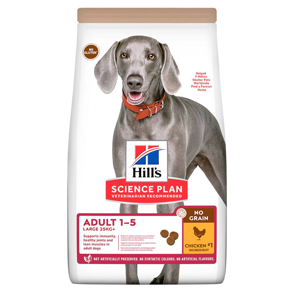 Hill's Science Plan Adult 1-5 No Grain Large with Chicken - 14kg