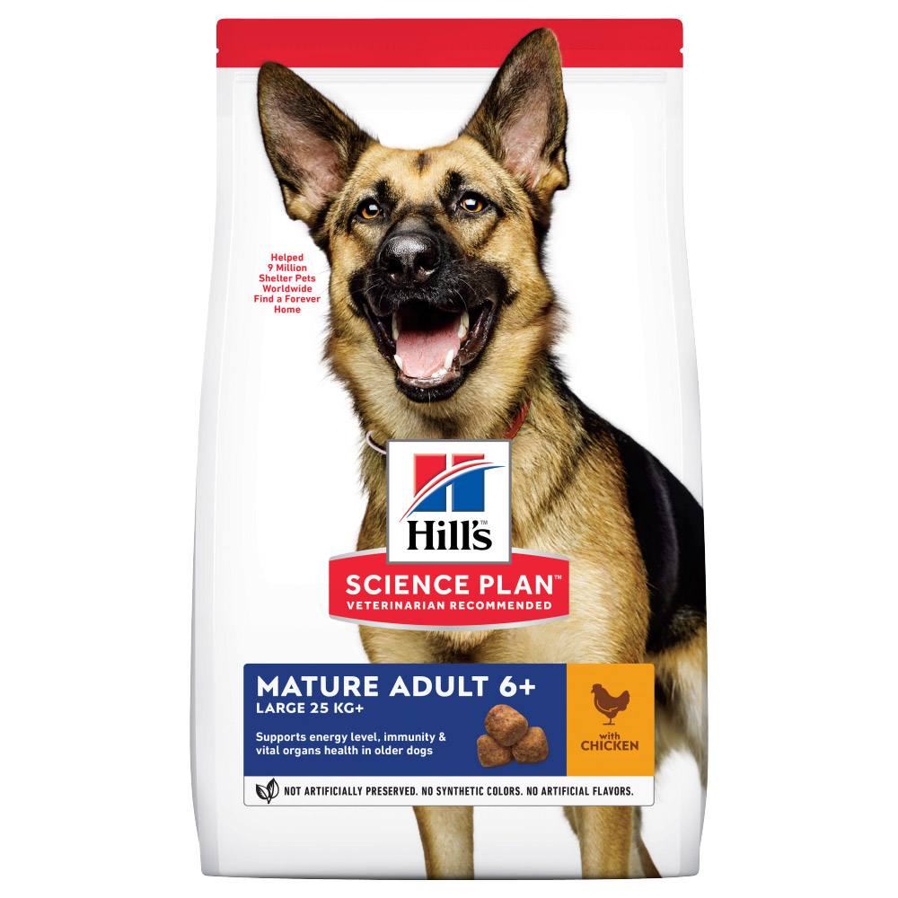 Hill's Science Plan Mature Adult 6+ Large Breed with Chicken - 18kg