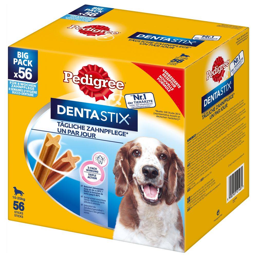 Pedigree Dentastix: 56 Regular & 28 Fresh - Bundle Pack!* - Large Dentastix & Fresh 